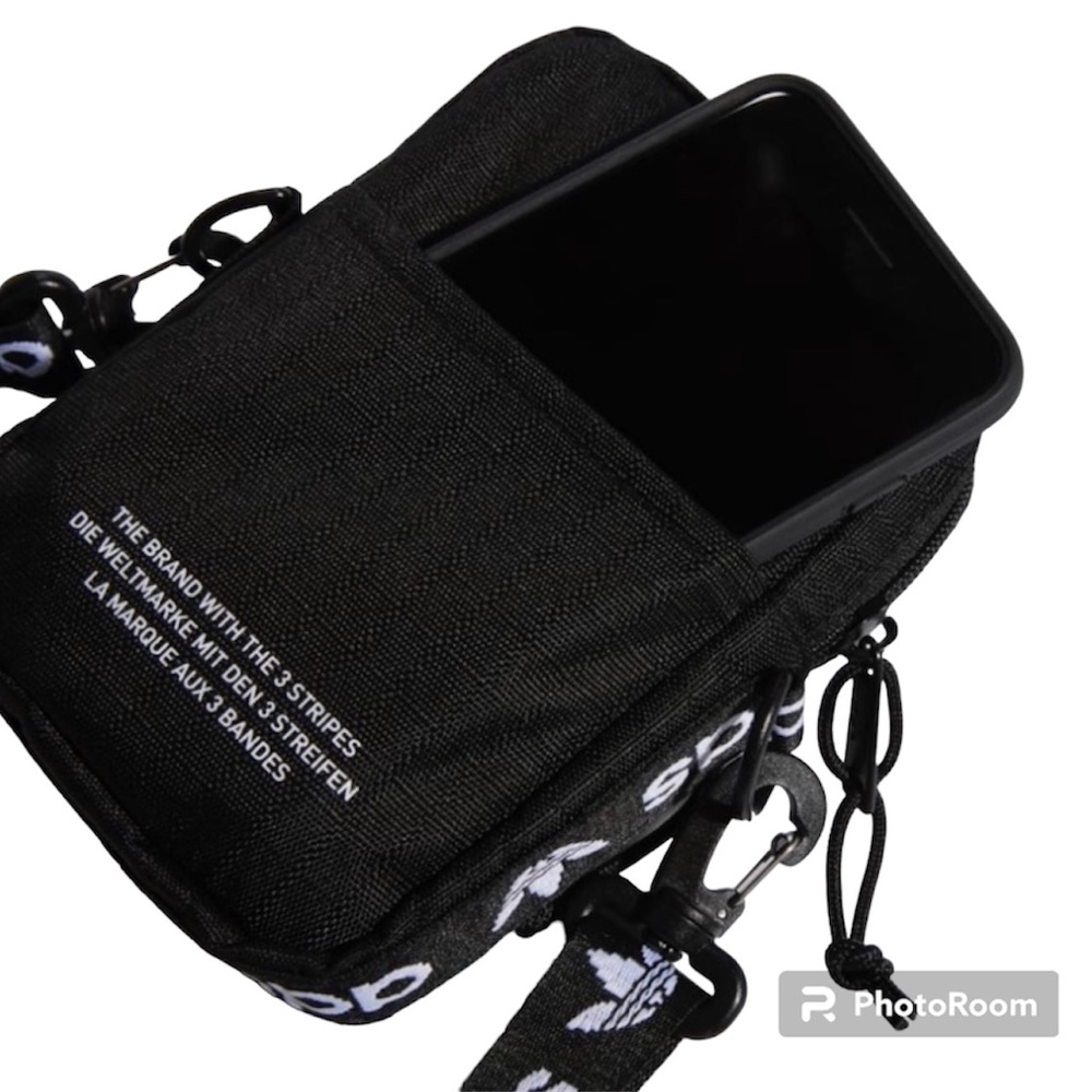 🤩 SALE Adidas Original Crossbody Festival Bag - Black NWOT - Picture 6 of 8